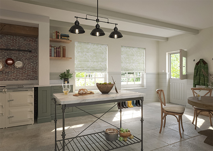Maui, Pistachio - Twist&Fit Roman Blind - Image 6